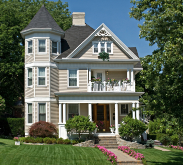 Brown Victorian House - Exterior Painting